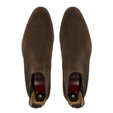 BROWN SUEDE FENLAND SLIP ON CHELSEA BOOTS