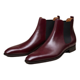 Leather Lucca Slip On Chelsea Boots