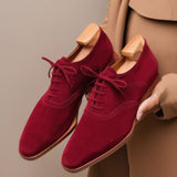 Black Leather Kratio Brogue Oxfords - Formal Shoes