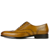 Cambridge Wingtip Oxford Brogue – Almond Tan