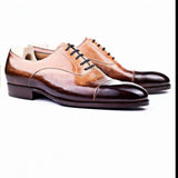 Classic Handmade Shiny Leather Oxford Shoes