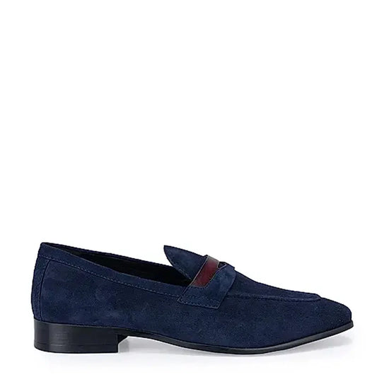 Classic Suede Penny Leather Formal Loafers