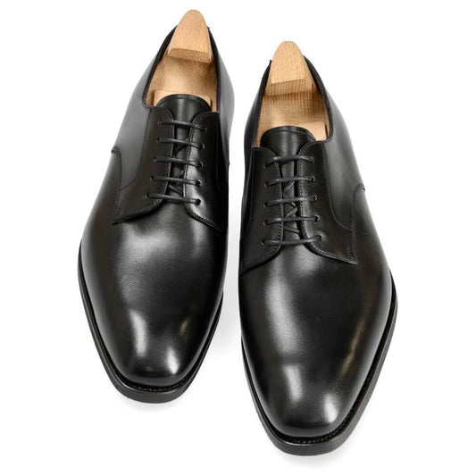 DERBY SHOES IN BLACK BOXCALF