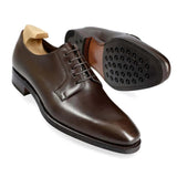 Derby Shoes in Brown Boxcalf