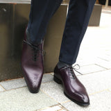Ellington Wholecut Brogue – Eggplant
