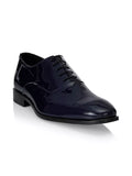 Formal Patent leather dress shoes are designed with a polished look