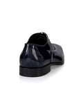 Formal Patent leather dress shoes are designed with a polished look