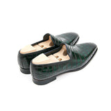 Goodyear Welted Sardoal Emerald Green Leather Loafer With Violin Leather Sole