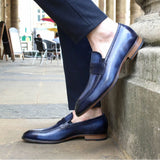 Hampton Penny Loafer – Blue Patina