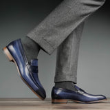Hampton Penny Loafer – Blue Patina