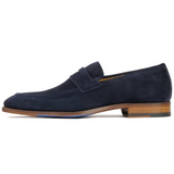 Hampton Penny Loafer – Navy Blue Suede