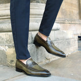 Hampton Penny Loafer – Olive Green