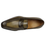 Hampton Penny Loafer – Olive Green