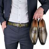 Hampton Penny Loafer – Olive Green