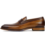 Hampton Penny Loafer – Tan Patina