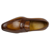 Hampton Penny Loafer – Tan Patina