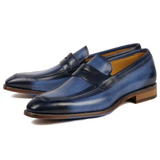 Hampton Penny Loafer – Blue Patina