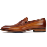 Hampton Penny Loafer – Chestnut Patina