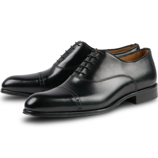 Harrow Cap Toe Oxford – Black