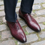 Harrow Cap Toe Oxford – Oxblood