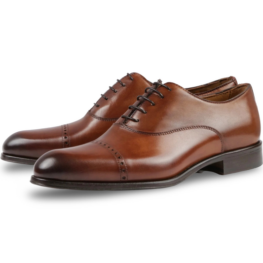 Harrow Cap Toe Oxford – Tan