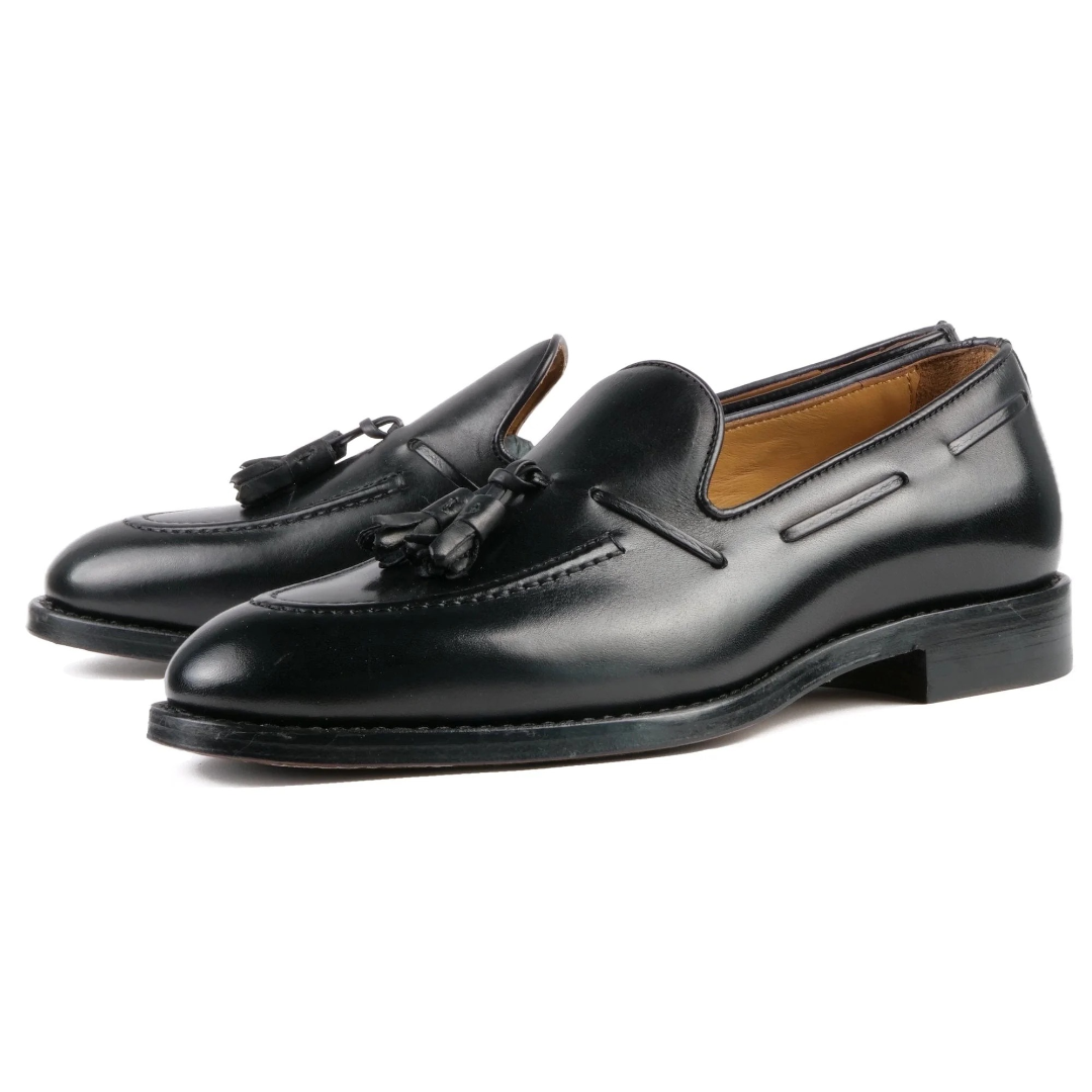 Henley Tassel Loafer – Black