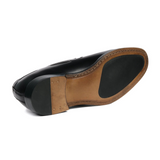 Men’s black leather tassel loafers – Henley by LexaItaliano