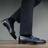 Henley Tassel Loafer – Blue