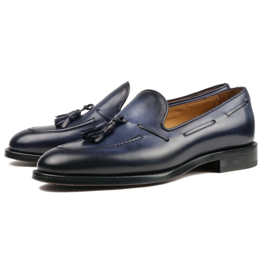 Henley Tassel Loafer – Blue