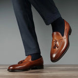 Henley Tassel Loafer – Chestnut