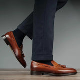 Henley Tassel Loafer – Chestnut