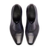 Horacio Cap-toe Adelaide Oxford - Navy | Hand Welted