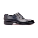 Horacio Cap-toe Adelaide Oxford - Navy | Hand Welted