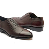 Huayra-Adelaide Oxford - Burgun| dy Pebble Grain Hand Welted