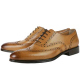 Cambridge Wingtip Oxford Brogue – Almond Tan