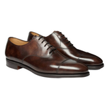 Kolkata City Burnished-Leather Oxford Shoes