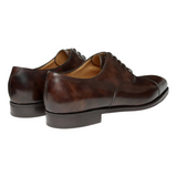 Kolkata City Burnished-Leather Oxford Shoes