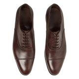 Kolkata City Burnished-Leather Oxford Shoes