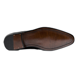 MEN BUCKLE BOOTS IN MID-BROWN