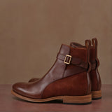 Men Handmade Custom Leather Jodhpur Boots
