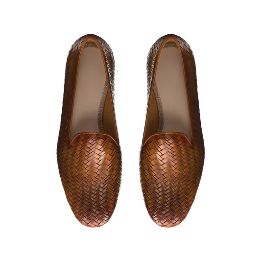 Men Casual Slip-On Leather Driving Loafers