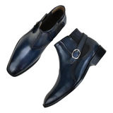 Men’s Buckle Boots in Blue