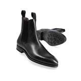 Midnight Classic Chelsea Black Leather Boots