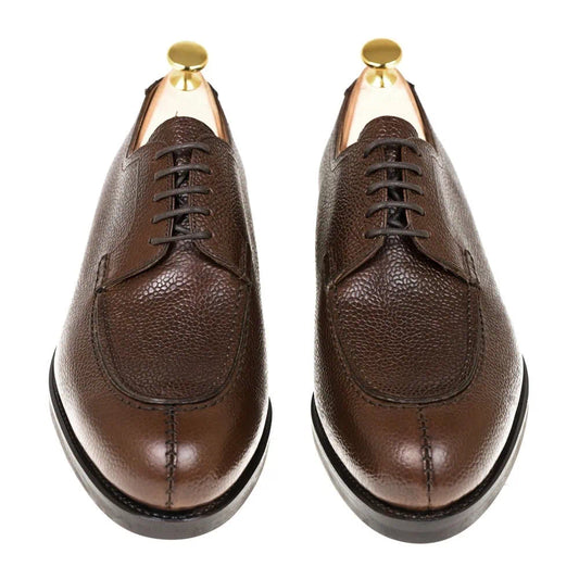 NORWEGIAN DERBY SHOES IN BROWN KARAGRAIN