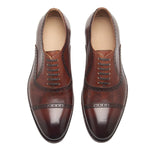 Nouveau Quarter Brogue - Smoky Whiskey Hand Welted