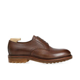 PLAIN TOE DERBY SHOES IN BROWN ELBAMAT