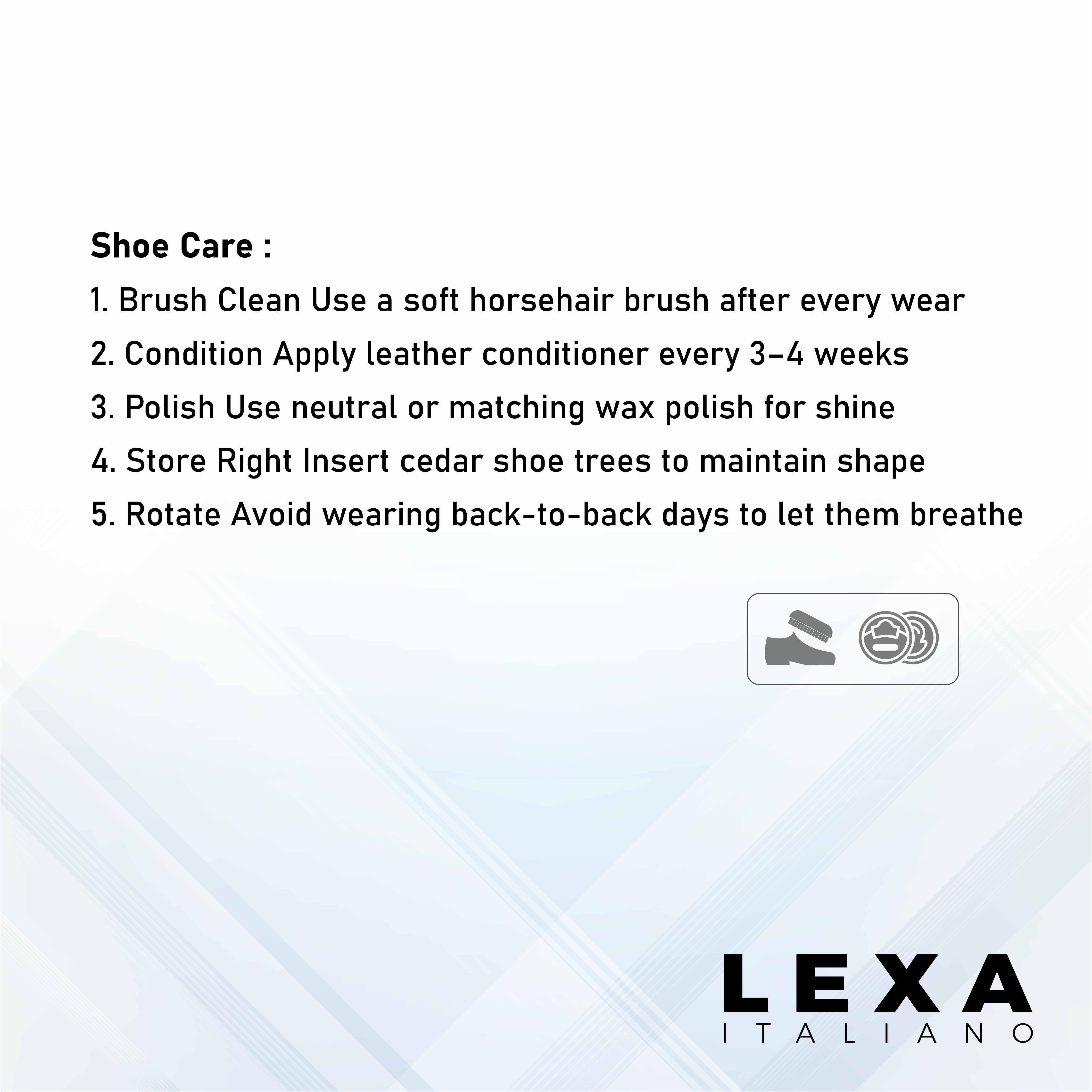 Step-by-step shoe care for men’s loafers and boots