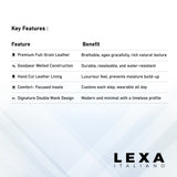 Key features of LexaItaliano premium leather shoes