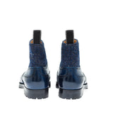 Premium Leather Wingtip High Ankle Boots