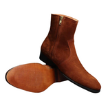 Pure Handmade Leather Cuban Boots for Men's